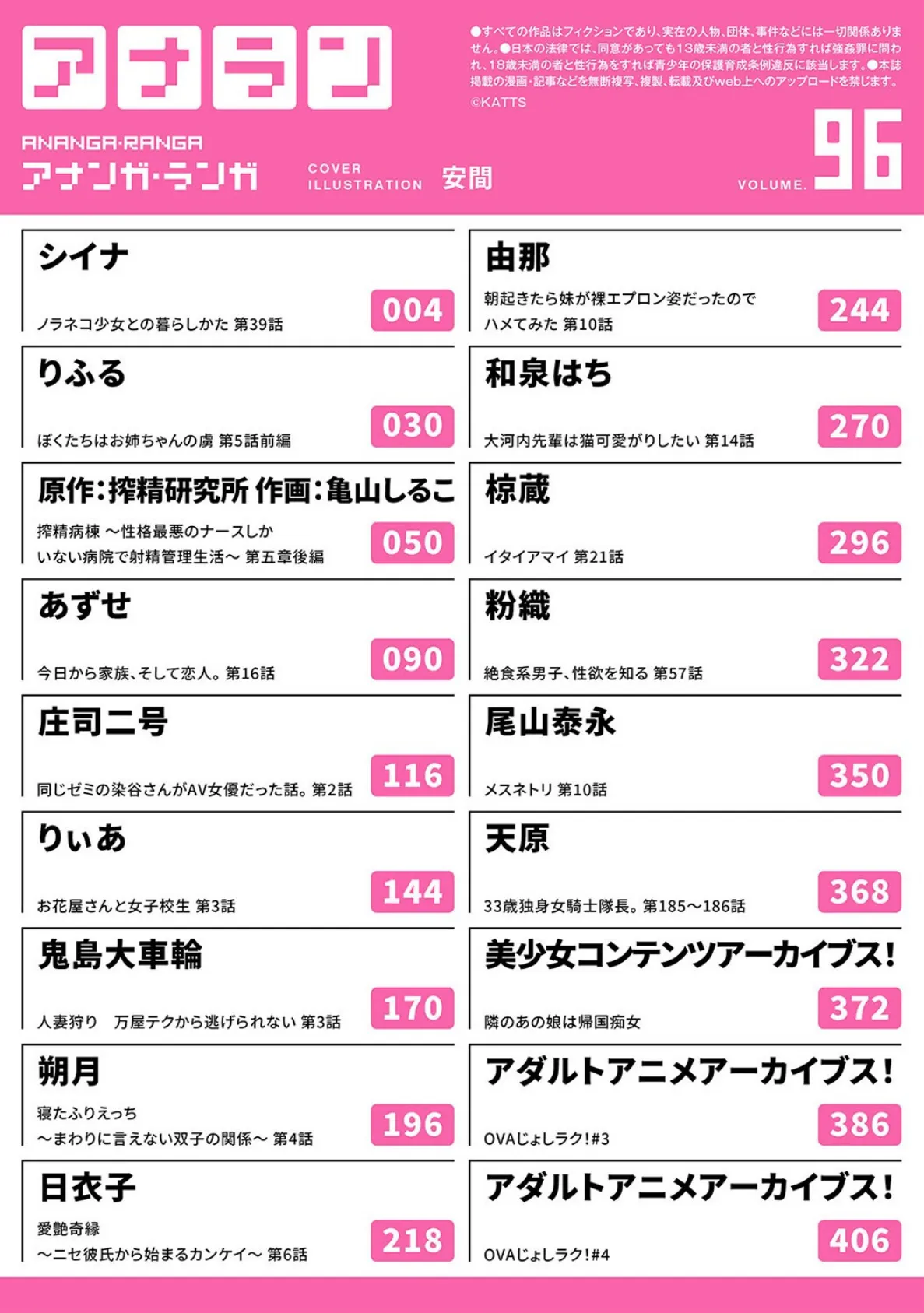 アナンガ・ランガ Vol.96 3ページ