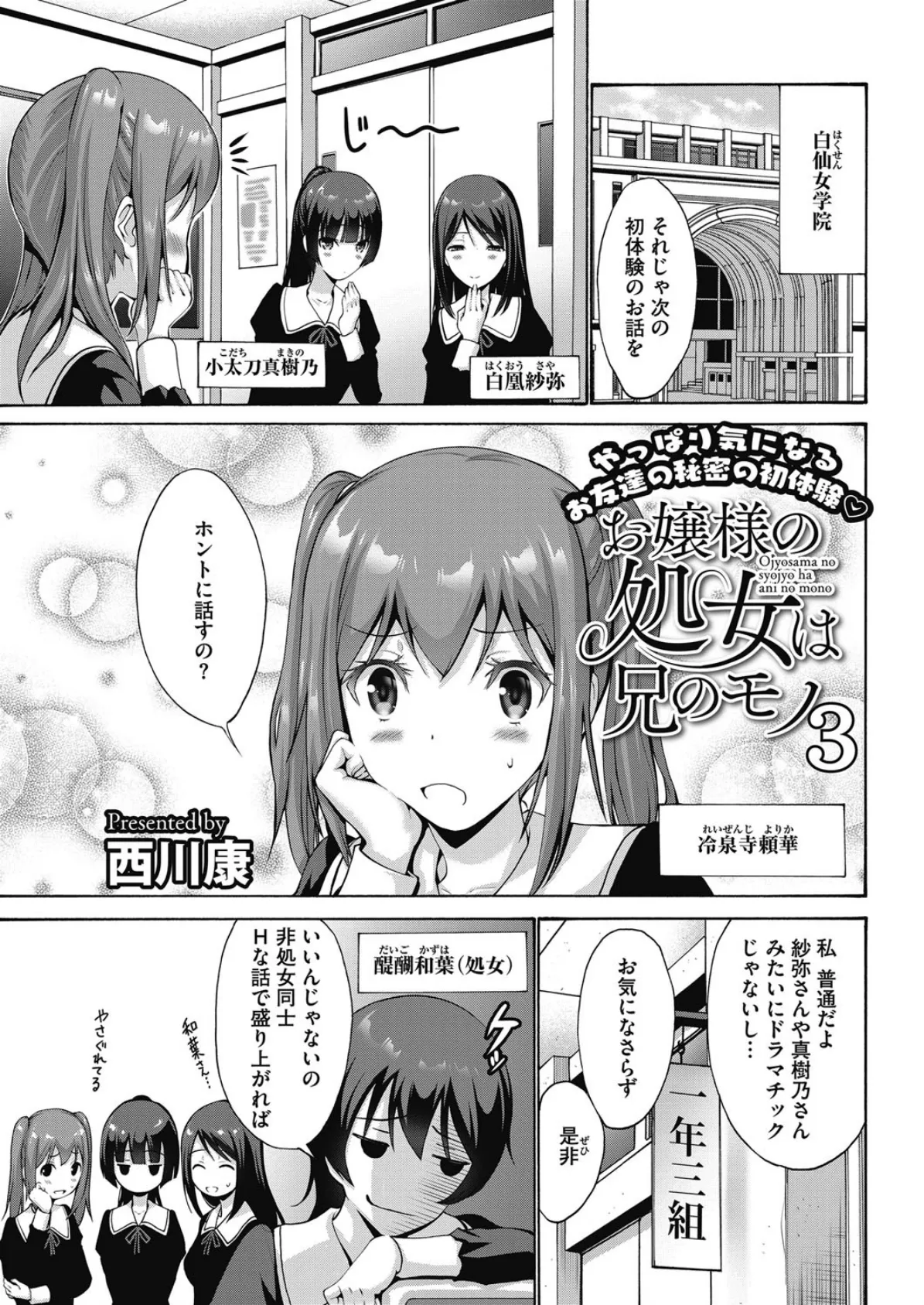 お嬢様の処女は兄のモノ 3